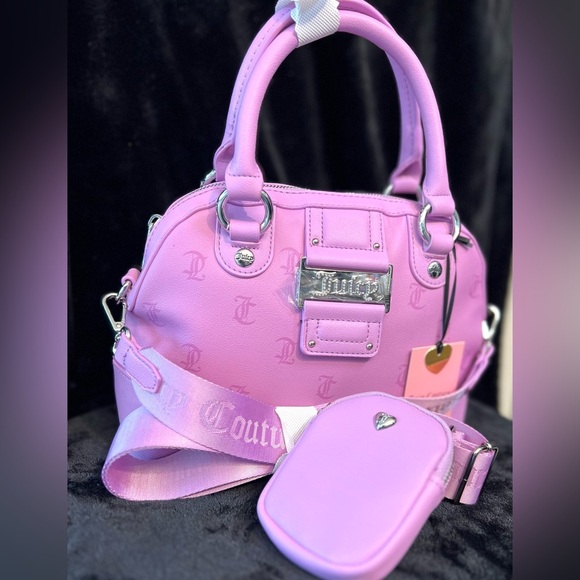 Juicy Couture💜 EXCLUSIVE💜 Violet Tulle Y2CUTE DOME SATCHEL (NWT) - Picture 8 of 16